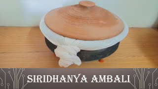 How To Prepare Siridhanya Ambali - Its Importance || Dr. Khadar Vali || Biophilians Kitchen