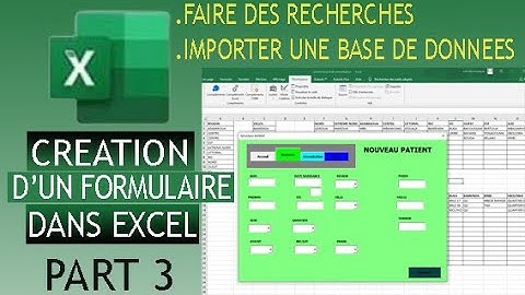 3# EXCEL VBA FORMULAIRE DE SAISIE FAIRE DES RECHERCHES AVEC DES MOTS CLES