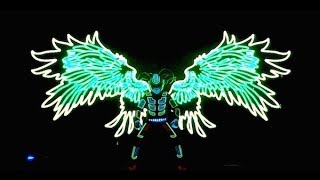 Animatronics Multimedia Tron Dance Performance | 3d Video mapping dance india