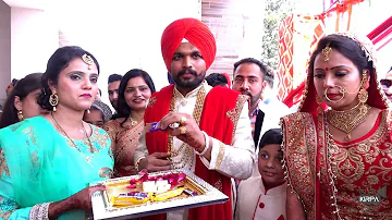 Best Punjabi wedding Ribbon cutting Ceremony with Bride  +91 98 158 75 245