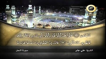 ۞ سورة النَّمْلِ الآية 9 - 55 ۞ القارئ الشيخ : علي جابر