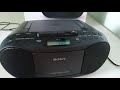 Sony CFD-S70 CD/RADIO/CASSETTE RECORDER