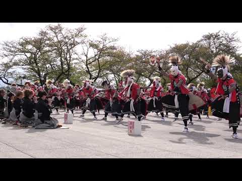 鬼剣舞大群舞 東日本大震災 追悼慰霊復興祈願の舞 2023 - YouTube