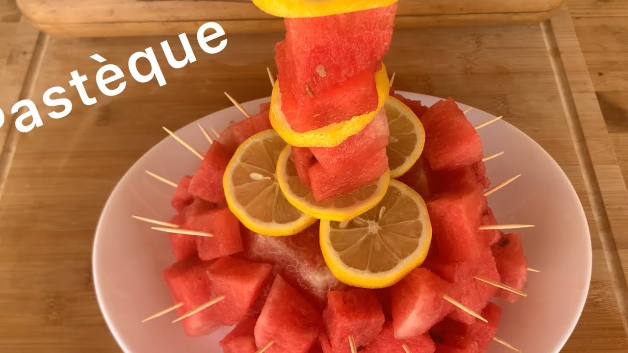 Pastèque fraîche en apéritif ou dessert 😋🇨🇮🇫🇷
