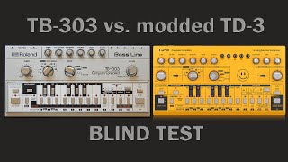 TB 303 vs. modded TD3 - BLIND TEST CHALLENGE