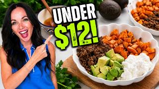 Viral Ground Beef Sweet Potato Bowls for less than $12!