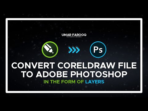 Video How to Convert the CorelDraw file To Adobe Photoshop... - youtube