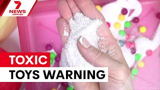 Counterfeit squishy toys pose chemical danger to children | 7NEWS