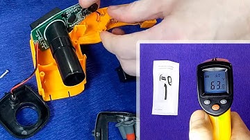 INFRARED THERMOMETER - PYROMETER GM320 - Temperature meter digital - Unpacking & disassembly GM320