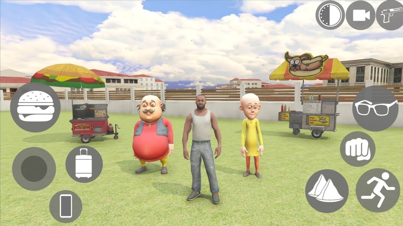 😱 Motu Patlu Come House To Meet Franklin - INDIAN BIKE DRIVING 3D