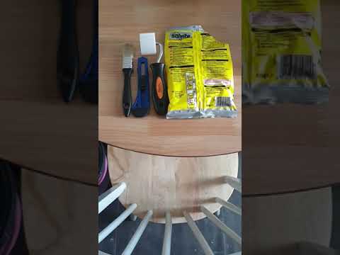 how to get bubbles out of  wallpapers when wallpaper as dried without having to re-wallpaper