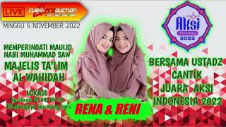 CERAMAH TERBARU USTADZAH RENA RENI AKSI INDOSIAR LIVE BEKASI