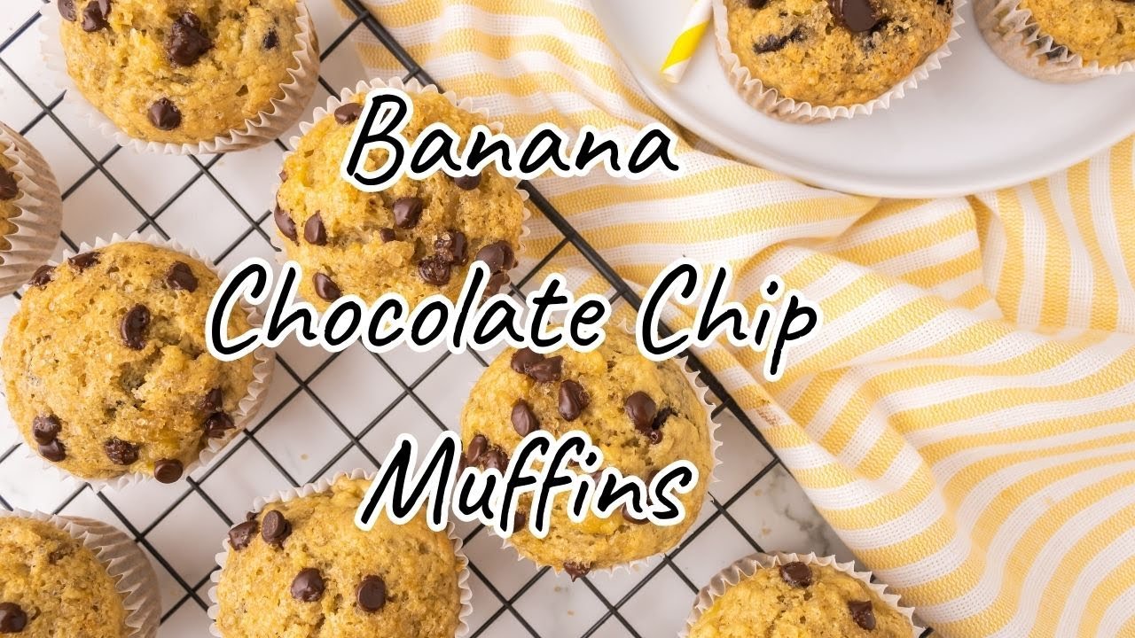 Banana Chocolate Chip Muffins YouTube