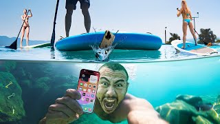 Deni̇zi̇n Di̇bi̇nde Altin Aramak Telefon Bulduk