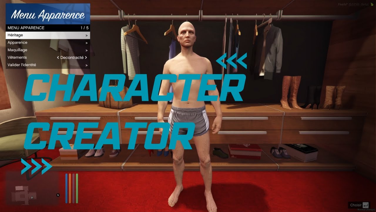 Character Creator | FiveM Script (0.00ms) RageUI - YouTube