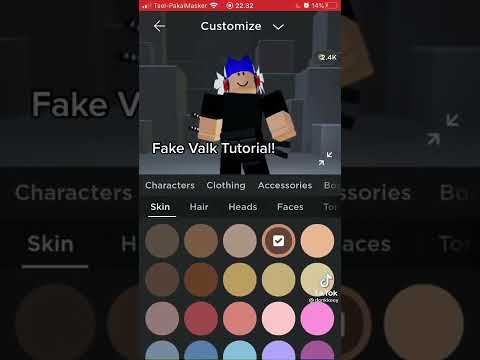 How to Get Fake Valk/Roblox