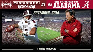 Dak Heisman Hype Collides With Saban! (#1 Mississippi State vs. #5 Alabama 2014, November 15)