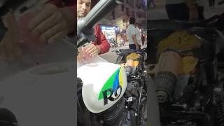 Royal Enfield Hunter 350 PPF lamination 3 layer tank #ytshorts #shorts #modified #viral #shortsfeed