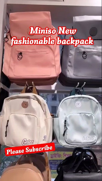 Miniso Mini Backpack, Shoulder Bag Miniso