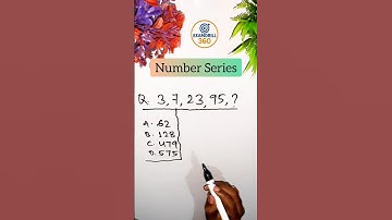 Number Series Completion | Reasoning🧩 #shorts #shortsfeed #numberseries #reasoningtricks #ssc #exam