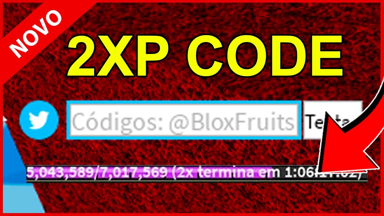 Liberei Todos os Códigos Secretos de Double Exp Do Blox Fruits