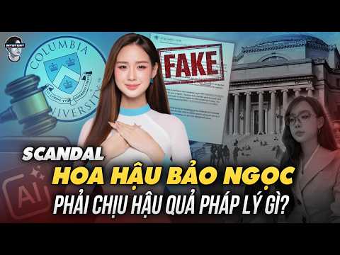 SCANDAL HOA HẬU BẢO NGỌC CHỈNH SỬA THƯ MỜI CỦA ĐẠI HỌC COLUMBIA. HẬU QUẢ PHÁP LÝ PHẢI GÁNH CHỊU?