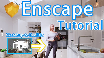 DAY KITCHEN | Learn how to Use Enscape 2.7.1 in Realistic Render | Timelapse Tutorial
