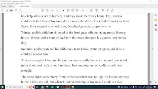To Kill a Mockingbird Chap 31