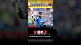 Virat kohli comeback #ipl #cricket #msdhoni #csk #indvswi #viratkohli #viral #fyp #trending