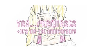 Art Requests ~ IT'S MY FIRST PRODUCER ANNIVERSARY!!! (The video is shit ngl...)