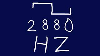 2880 hz square