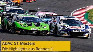 Spannung an der Tabellenspitze: Die Highlights aus Rennen 1 am Lausitzring | ADAC GT Masters 2021