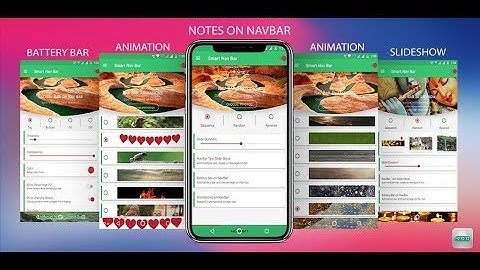 Smart NavBar android app demo