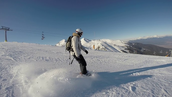 GPO Snowblade Hot Stamp Skis court avec fixation de sécurité