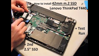 Lenovo ThinkPad T440 m.2 SSD and 2.5