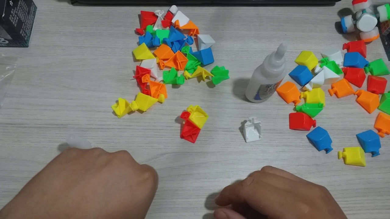 Tutorial, roteiro e dicas de como magnetizar um cubo mágico 3x3 (sem cortes)