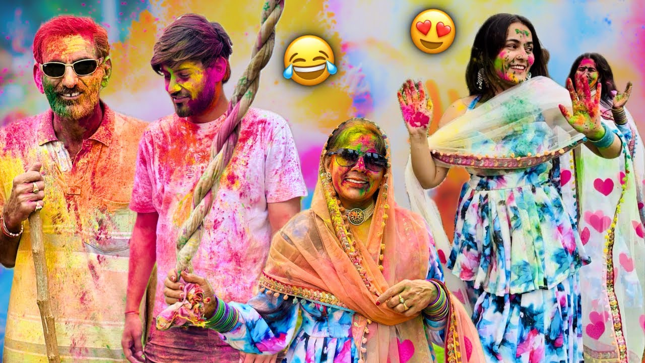 Holi पे sabne मचाया dhamaal 😍