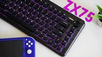 The BEST Pre-Built Keyboard?! - IQUINIX ZX75 Dark Side Review