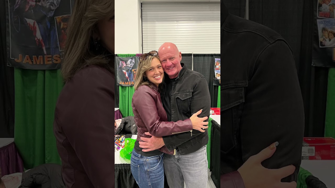 ￼￼ My mom got to meet James Jude, Courtney I was doing what he does best scare people ￼