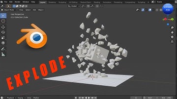 Blender | Quick Explode Cube | 3D Effects | animation | Unique N4U