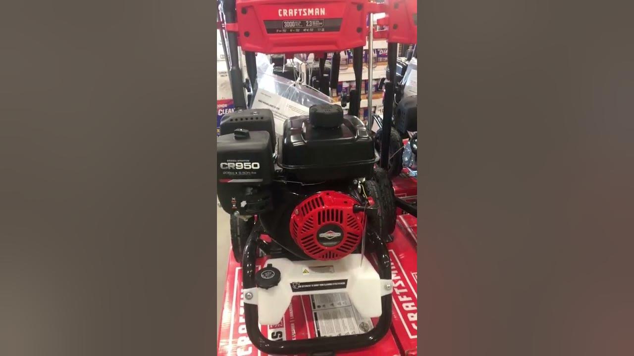 Craftsman Briggs & Stratton CR950 Pressure Washer #shorts - YouTube