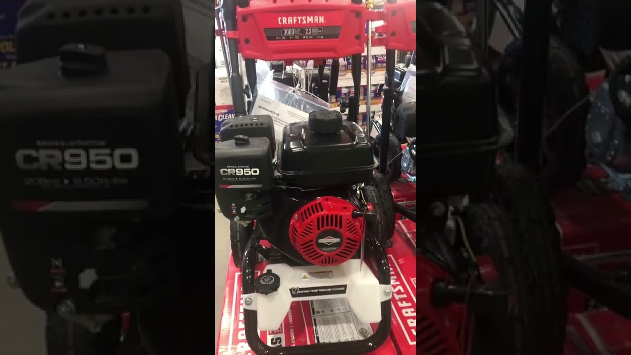 Craftsman Briggs & Stratton CR950 Pressure Washer #shorts - YouTube
