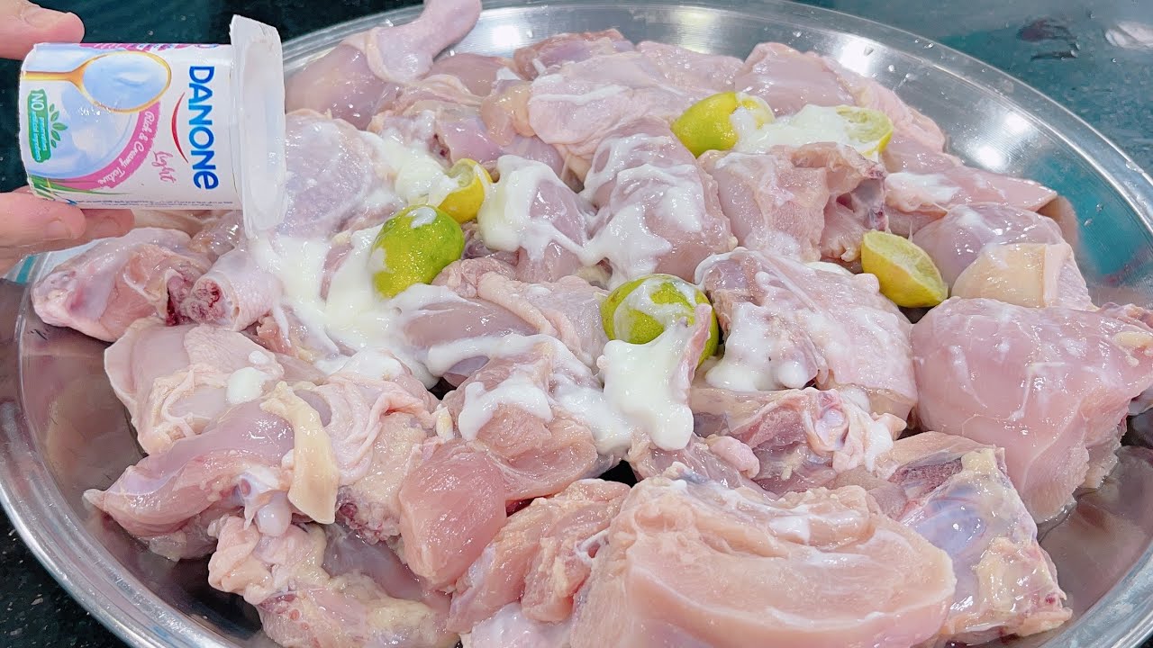 حطي الزبادي علي الفراخ النتيجه روعه 🔥