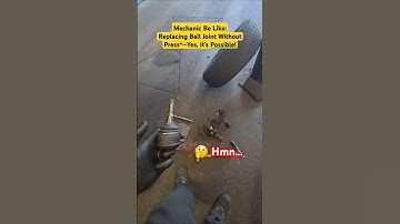 Mechanic Be Like: Replacing Ball Joint Without Press is it possible? #shorts #mechanic #tools #tips