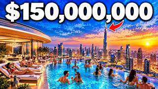 Inside a $150,000,000 Bugatti Billionaire Penthouse  in Dubai with Epic Skyline Views!