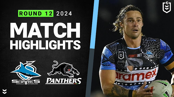 NRL 2024 | Sharks v Panthers | Match Highlights