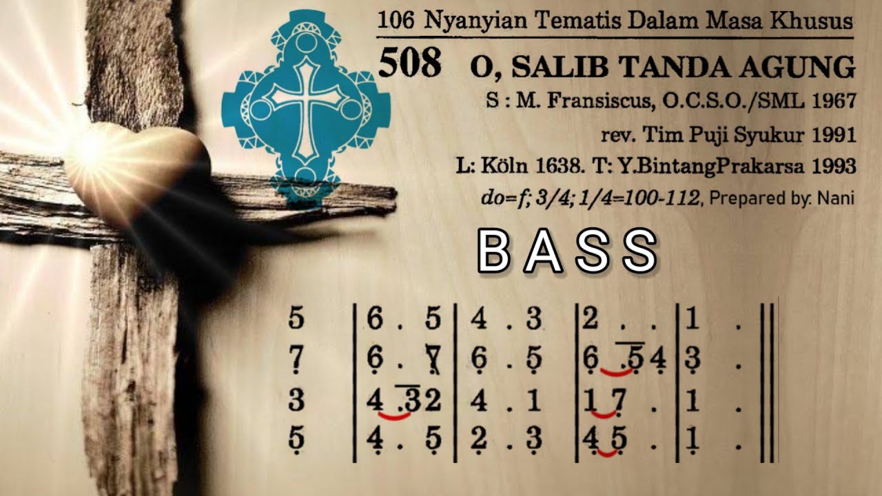 O Salib Tanda Agung (PS 508  - BASS)