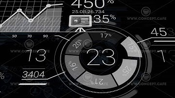 Abstract Elements Of Infographics With Alpha Channel