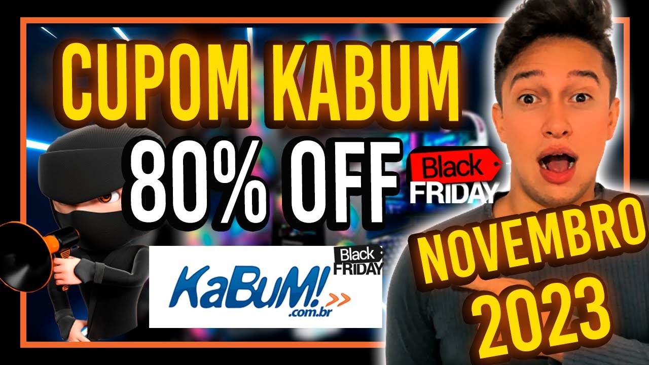 Black Friday KaBuM!: mais de 500 ofertas com até 80% de desconto