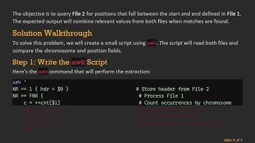 How to Extract Rows from One File Based on Column Ranges in Another File